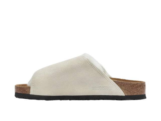 Birkenstock Stüssy & Birkenstock Solana Shearling Slide Bone - view 2
