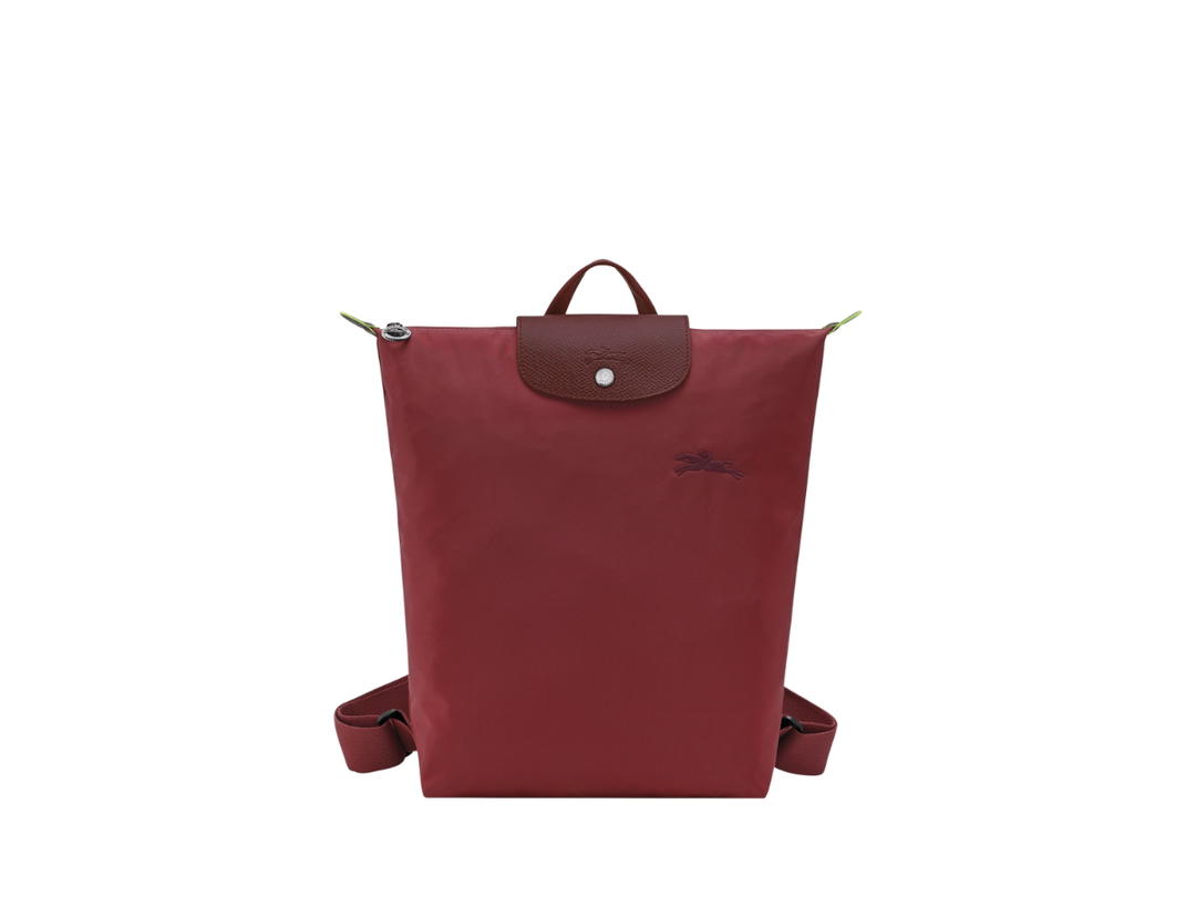 Longchamp Longchamp Le Pliage Green M Backpack Pomegranate