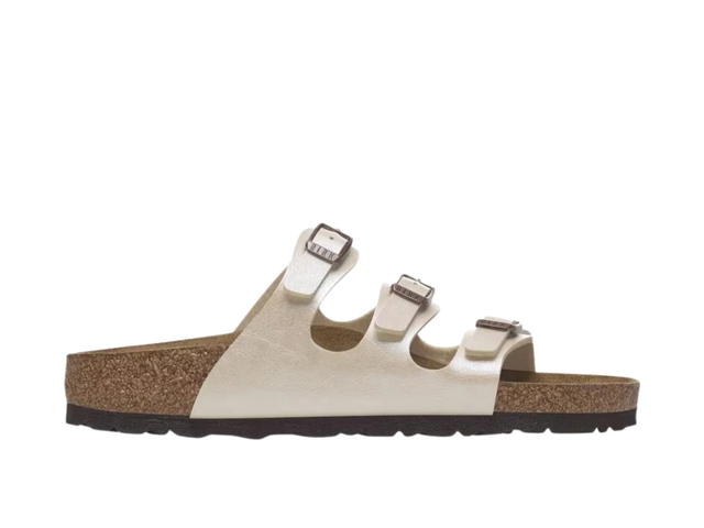 Birkenstock Birkenstock Florida Birko-Flor Graceful Pearl White - view 1