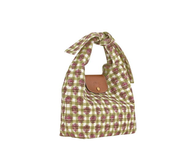 Longchamp Longchamp Le Pliage Collection M Shoulder bag In Pale Gold Hardware With Artichoke - view 2