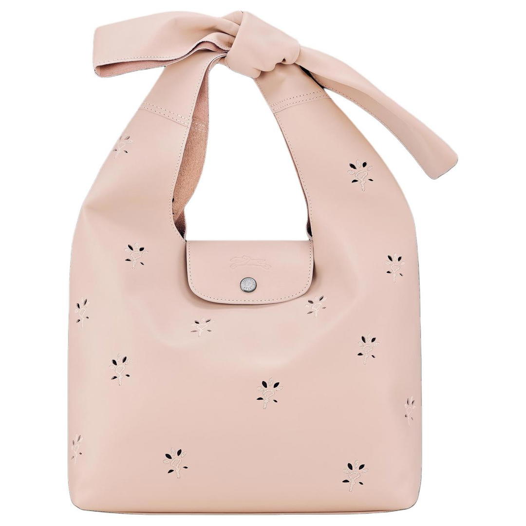 Longchamp Longchamp Le Pliage Xtra Cow Leather Handbag Large Size Women's Pink
