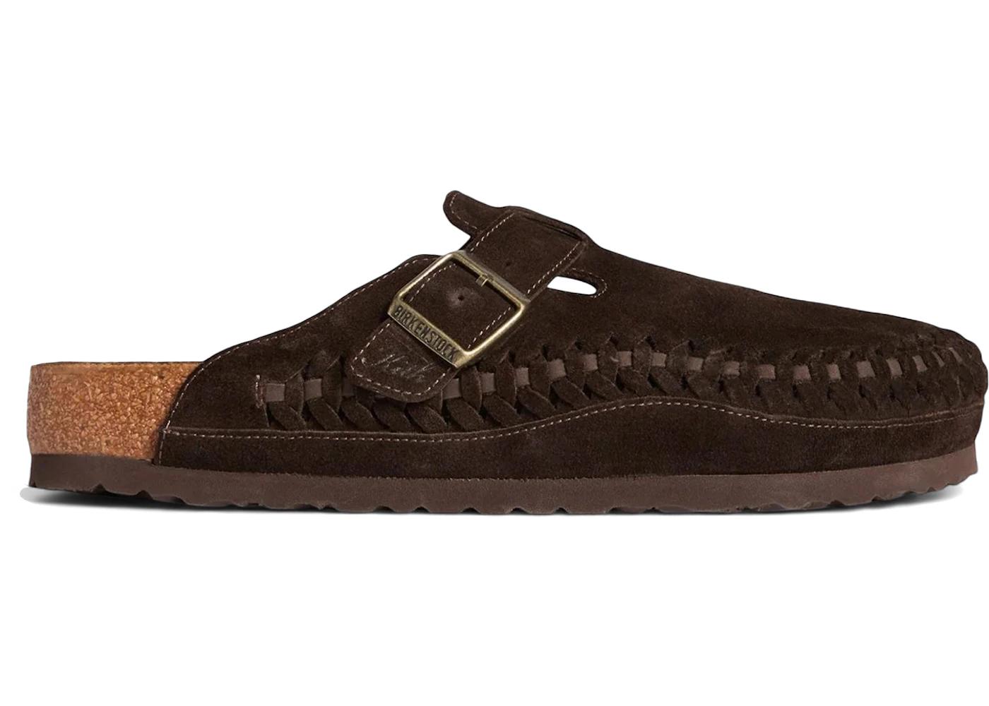 Birkenstock Birkenstock Boston Braided Suede Kith Mocca