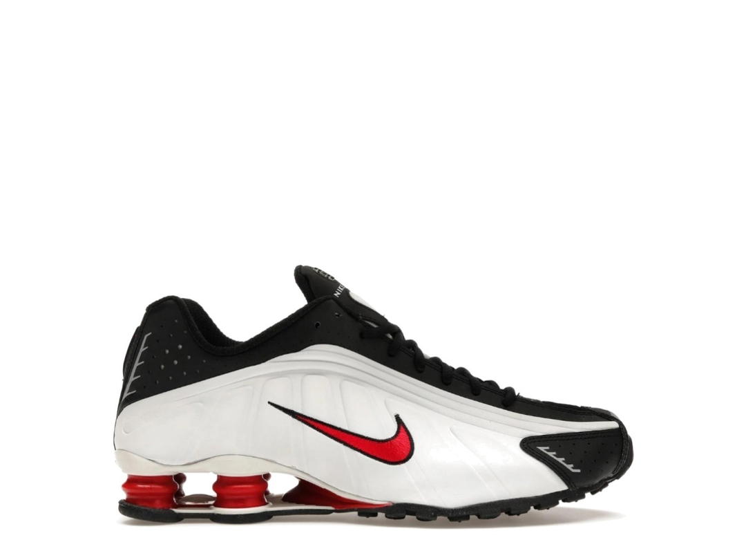 Nike Nike Shox R4 Platinum Tint University Red Black
