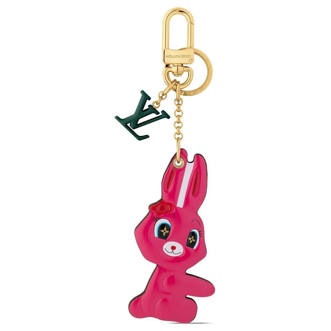 Louis Vuitton Louis Vuitton X Sun Yitian Animogram Rabbit Key Holder And Bag Charm