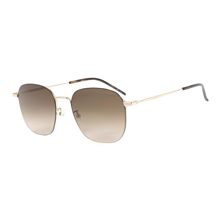 Saint Laurent Saint Laurent Rectangular Sunglasses Men's Gold