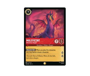 Buy Disney Lorcana Maleficent Monstrous Dragon L [108/204] Fabled (EN) at Sasom – Authentic and Ready to Ship