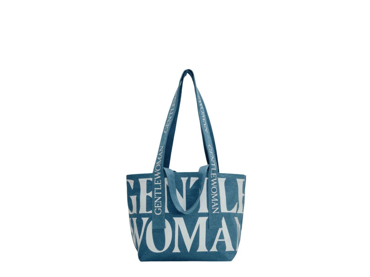 Gentlewoman Gentlewoman Gw Hollywood Tote Bag Blue