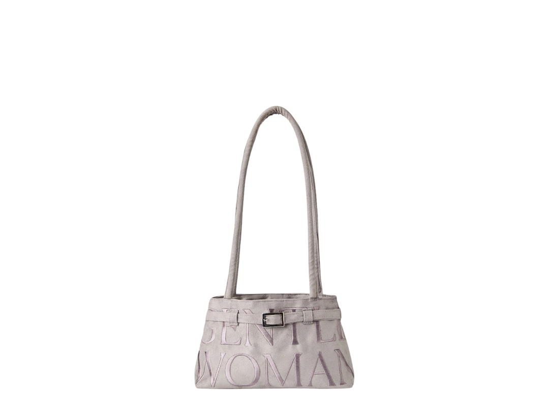 Gentlewoman Gentlewoman Suede Ballerina Bag Grey