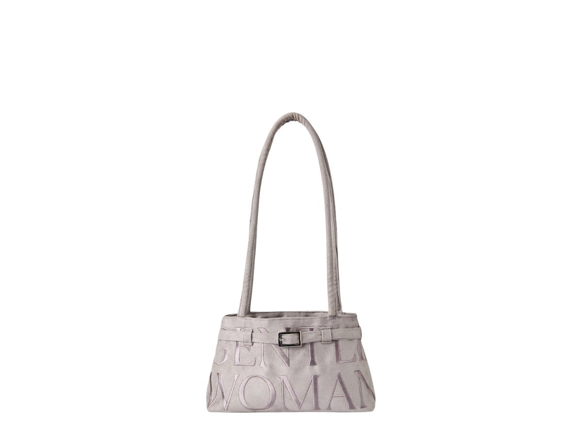 Gentlewoman Gentlewoman Suede Ballerina Bag Grey