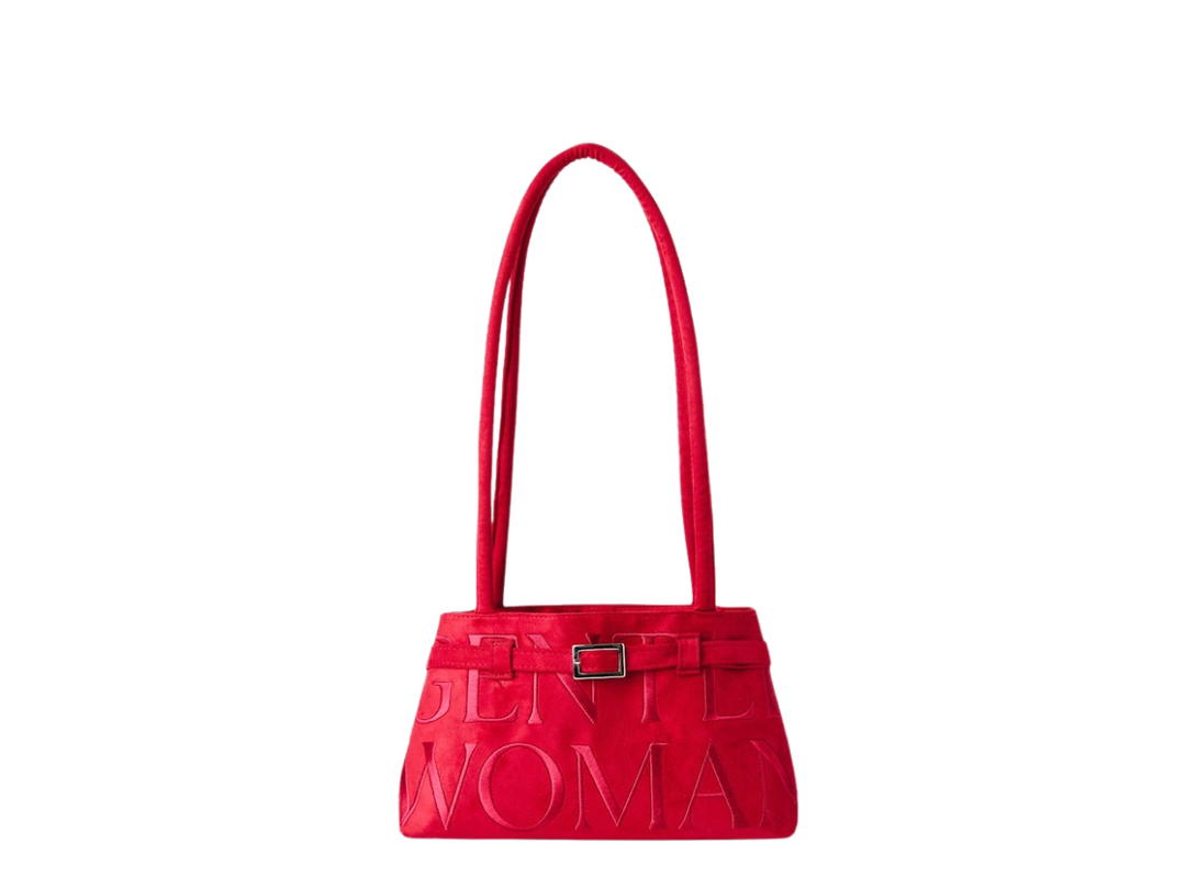 Gentlewoman Gentlewoman Suede Ballerina Bag Red