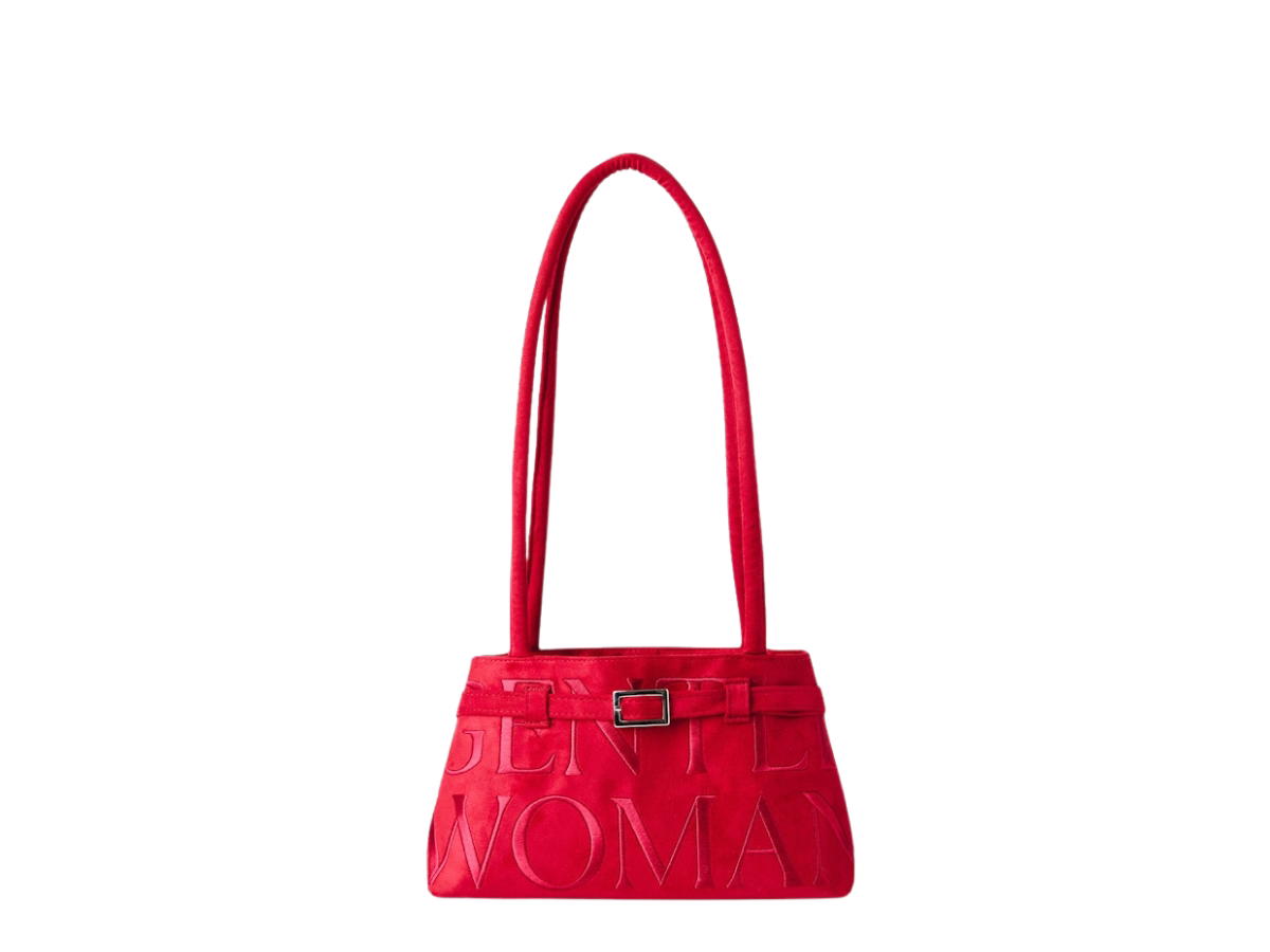 Gentlewoman Gentlewoman Suede Ballerina Bag Red