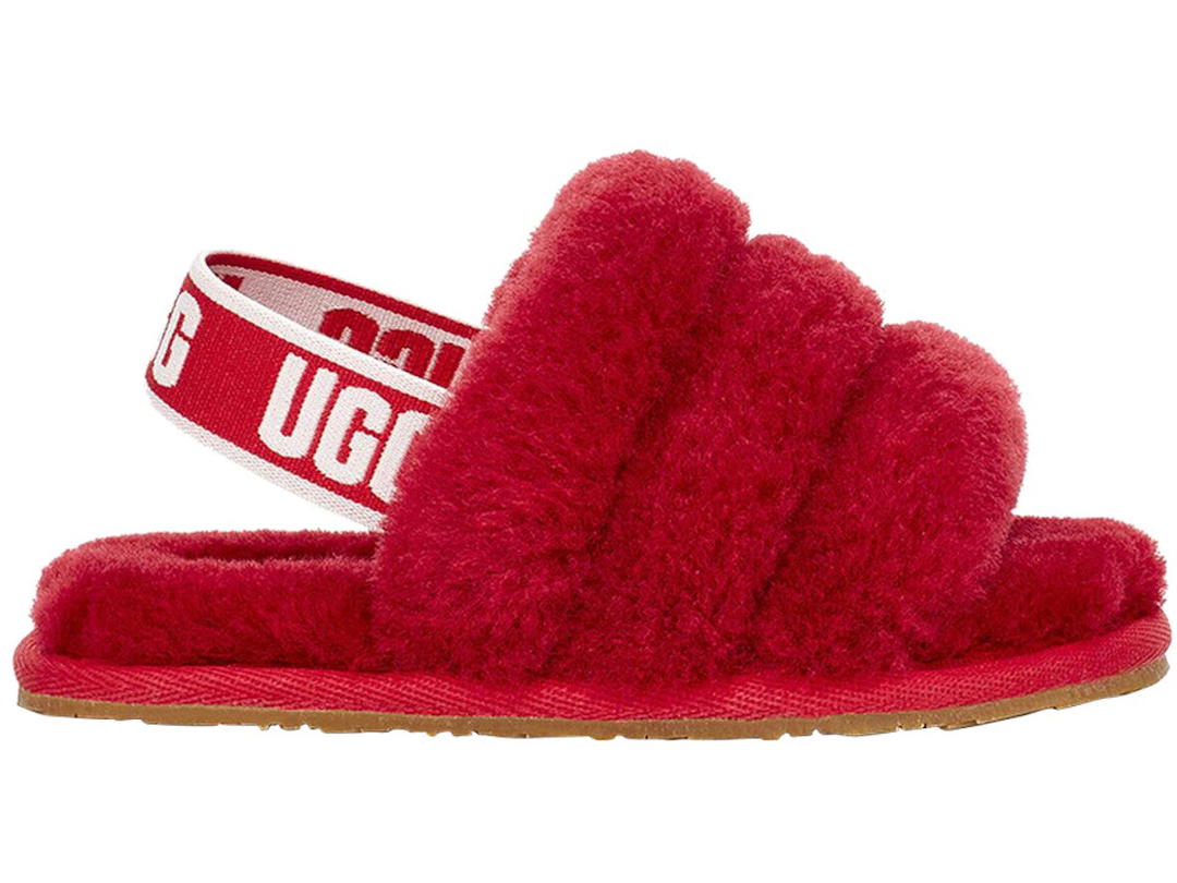 UGG UGG Fluff Yeah Slide Ribbon Red (Toddler)