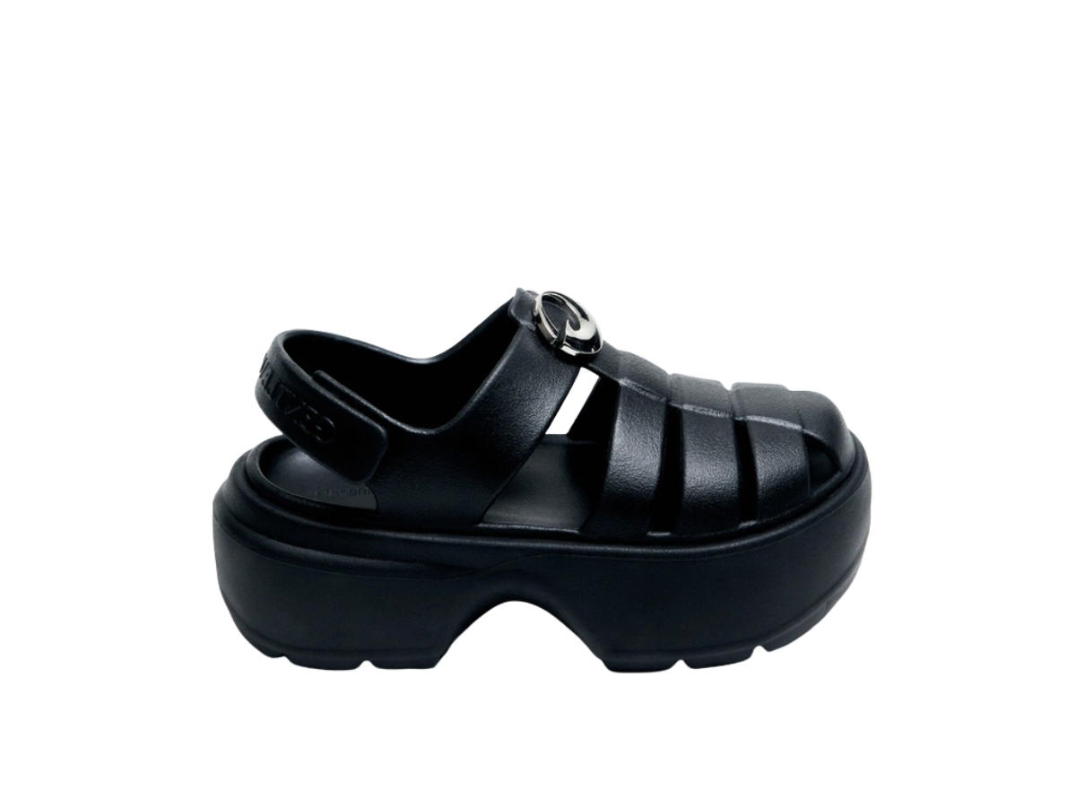 Buy Gentlewoman Rubber Fisherman Platform Sandals Black at Sasom – Authentic and Ready to Ship