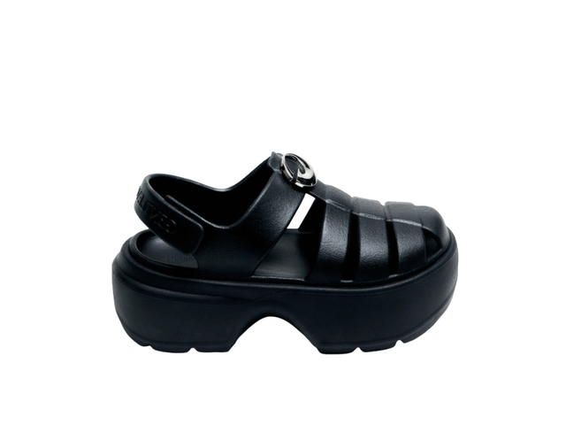 Gentlewoman Gentlewoman Rubber Fisherman Platform Sandals Black - view 1