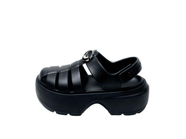 Gentlewoman Gentlewoman Rubber Fisherman Platform Sandals Black - view 2
