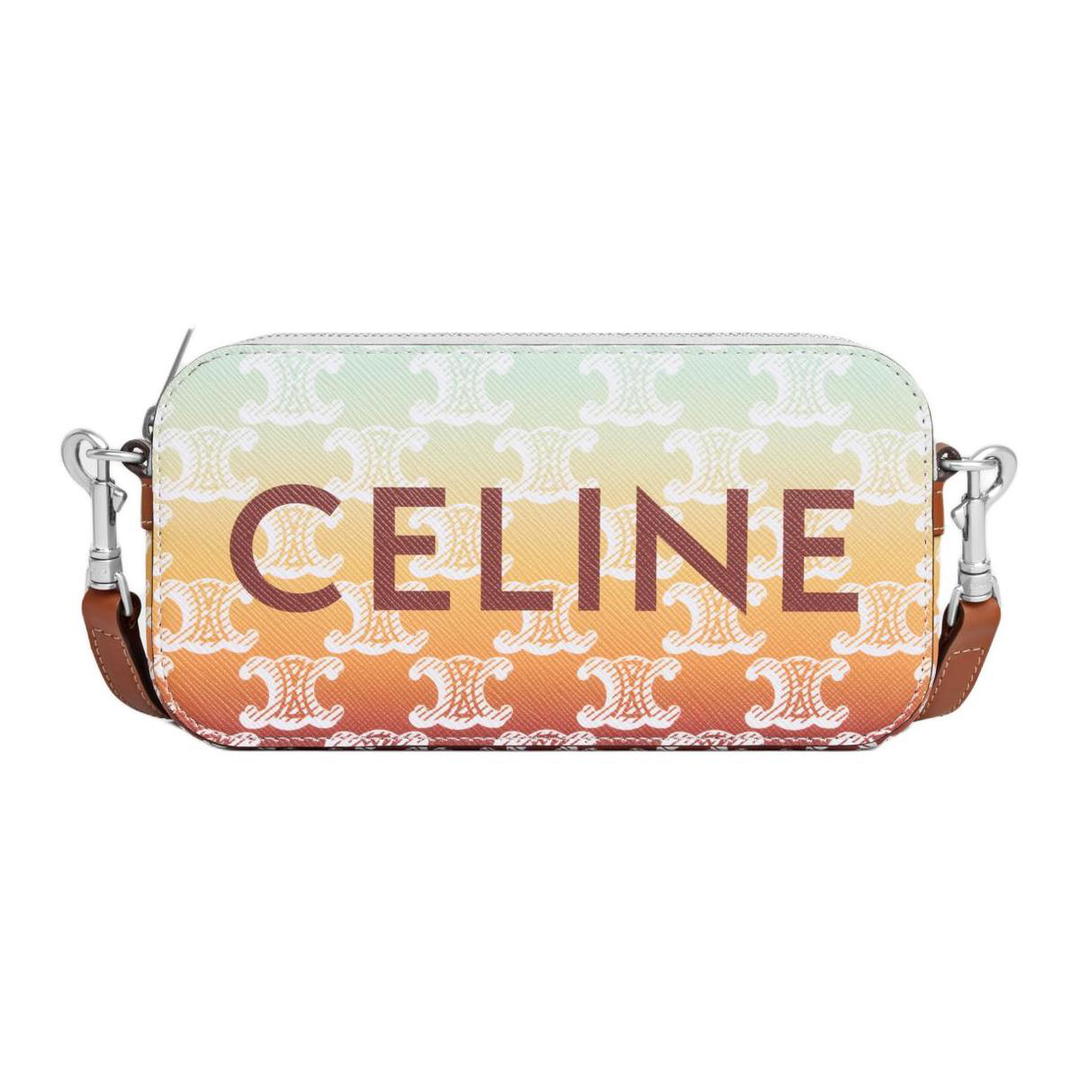 Celine Celine Leather Shoulder Bag, Crossbody Bag Men's Multicolor
