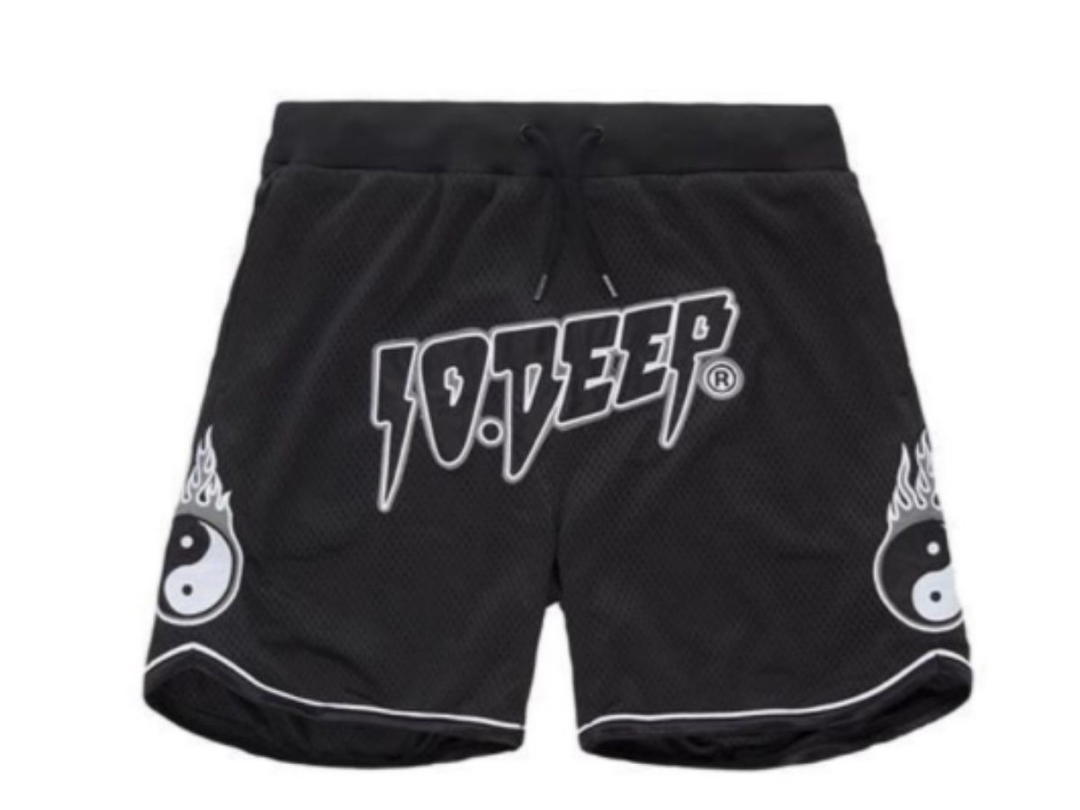 10Deep 10DEEP YIN-YANG MESH SHORT Black