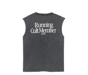 Buy Satisfy Mothtech Muscle T-Shirt Aged Black at Sasom – Authentic and Ready to Ship