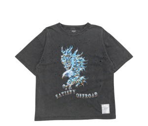 Buy Satisfy MothTech Soaring Eagle T-Shirt Aged Black at Sasom – Authentic and Ready to Ship