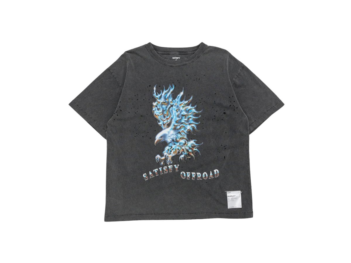 Satisfy Satisfy MothTech Soaring Eagle T-Shirt Aged Black