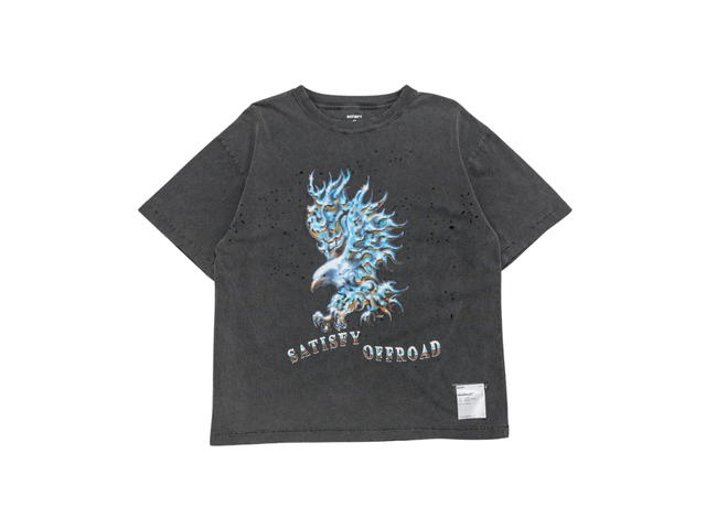 Satisfy Satisfy MothTech Soaring Eagle T-Shirt Aged Black - view 1