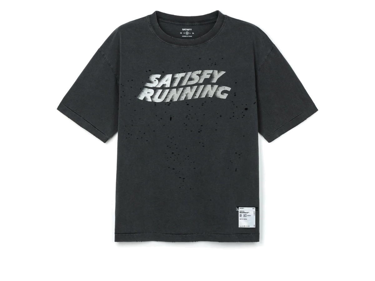 Satisfy Satisfy MothTec T‑Shirt Aged Black