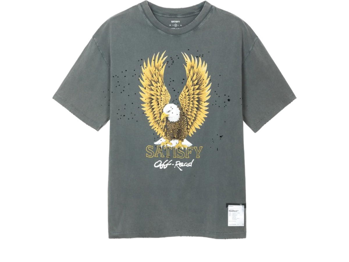 Satisfy Satisfy Mothtech T-shirt Off Road Faded Black