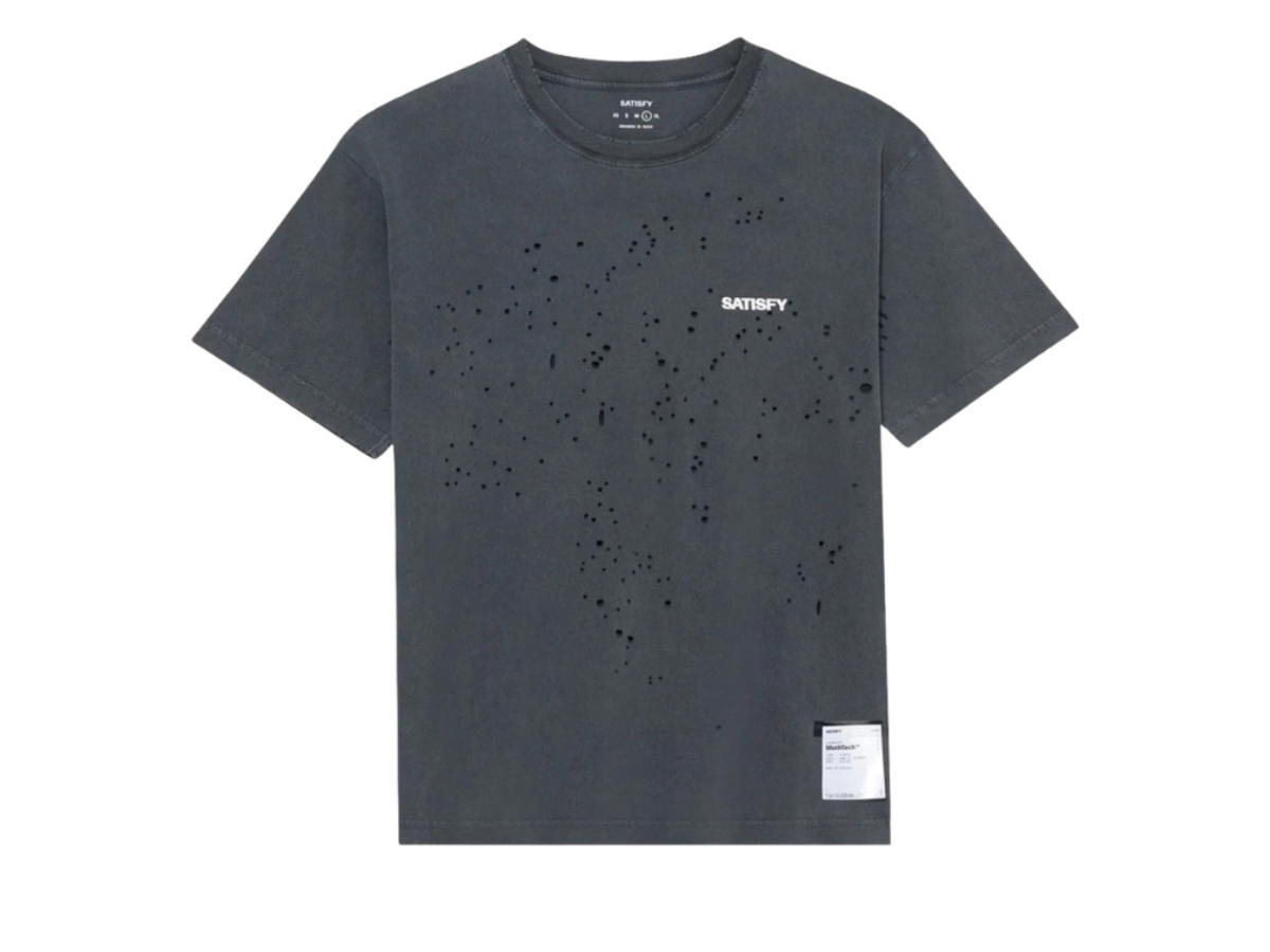Satisfy Satisfy Mothtech T-Shirt Aged Black