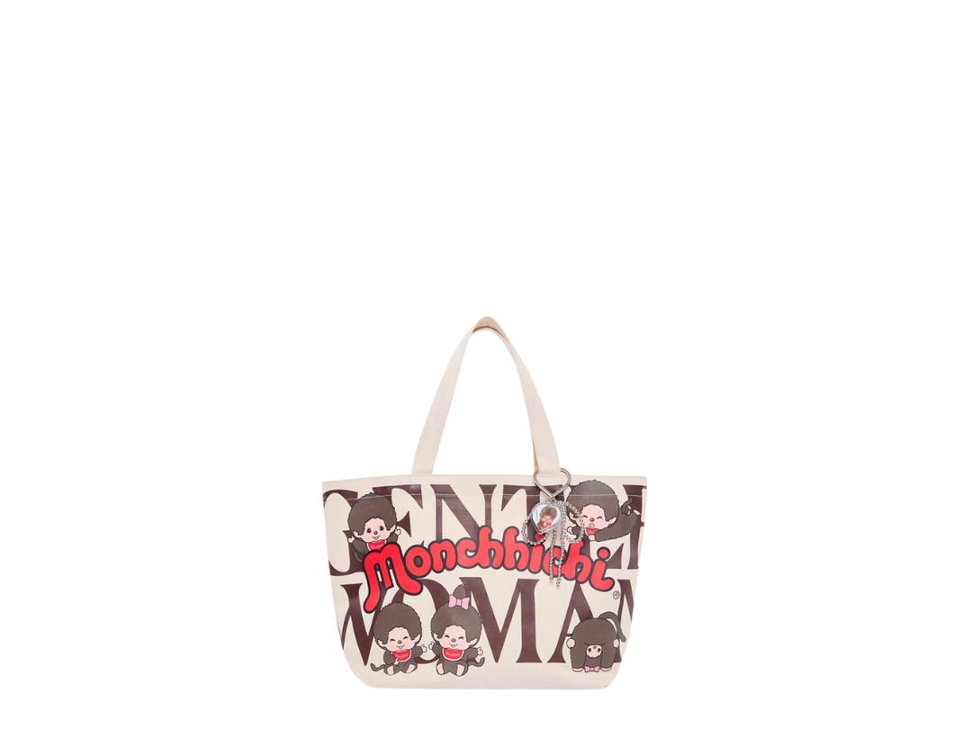 Gentlewoman Gentlewoman Playdate With Monchhichi Tote Bag White