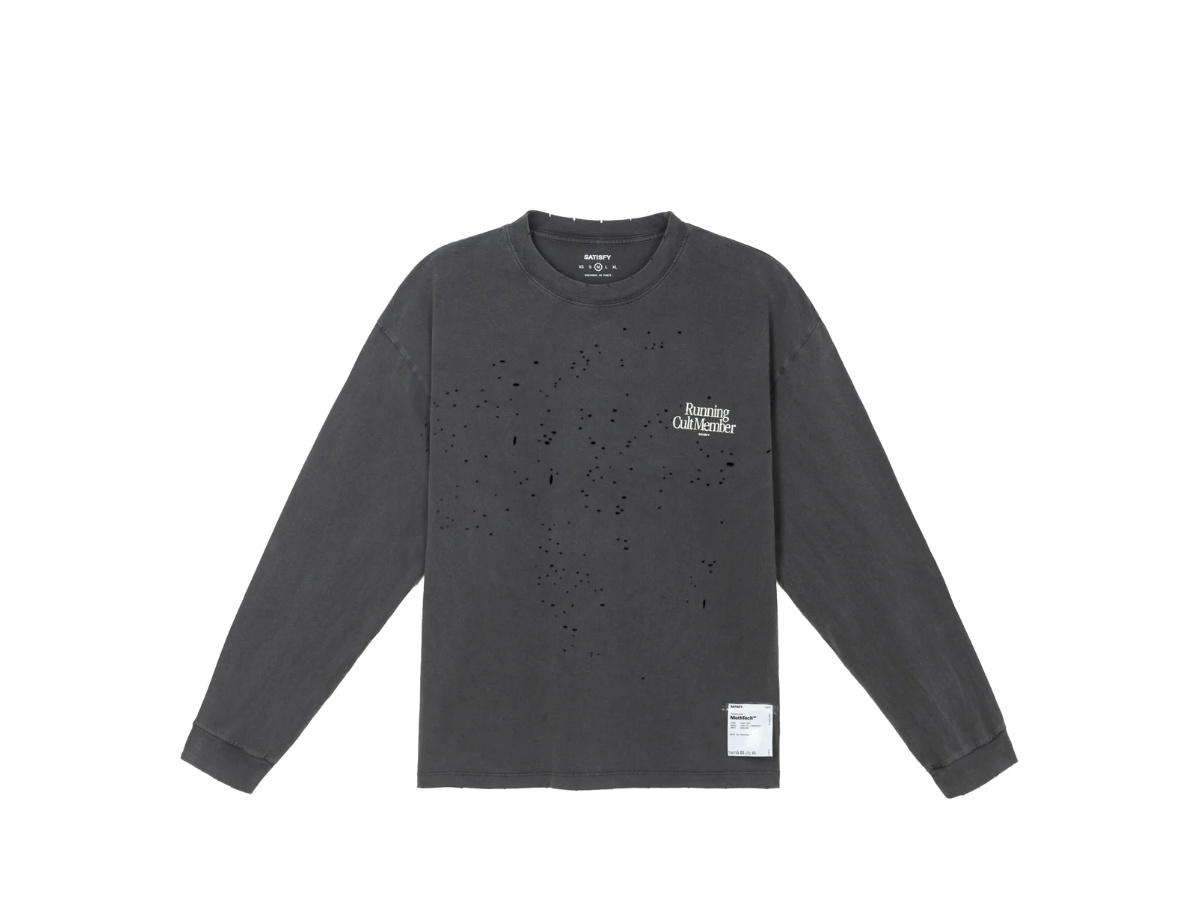 Satisfy Satisfy MothTec Long Tee Aged Black