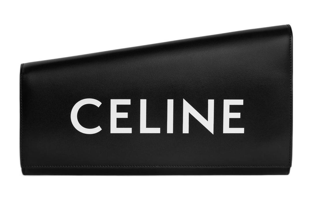 Celine Celine Cow Leather Clutch Women's Black