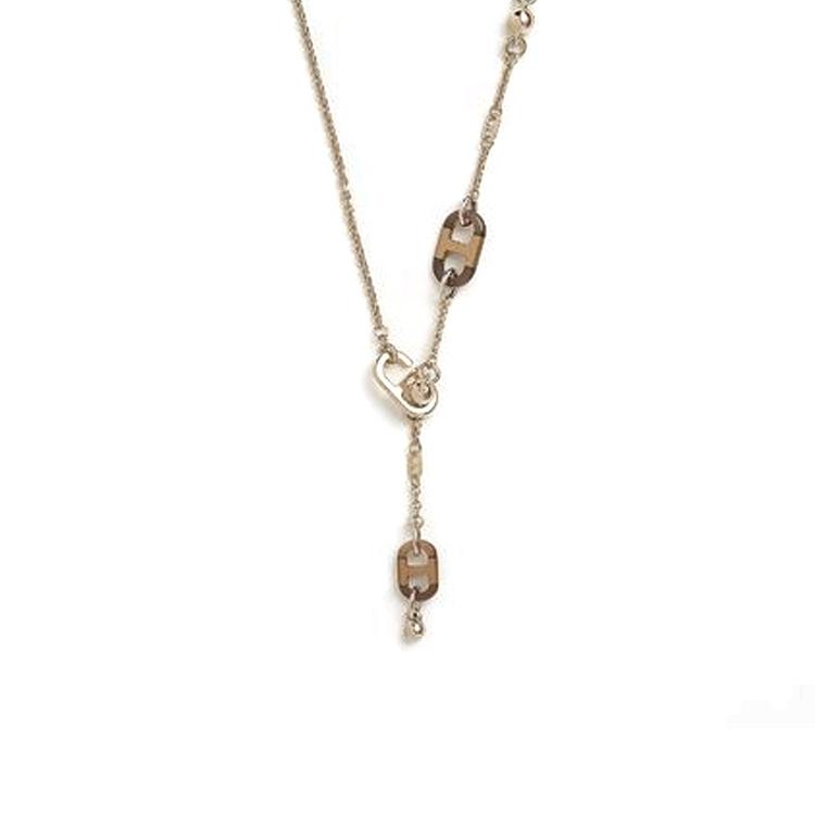 Hermes Hermes Brass Necklaces Women's Gold