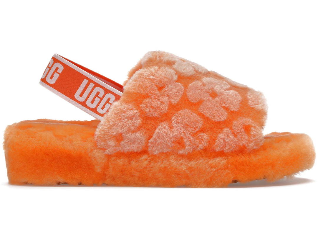 UGG UGG Fluff Yeah Poppy Slide California Poppy (Women's)