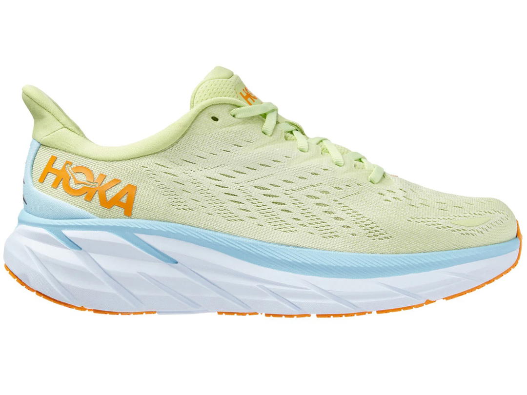 Hoka Hoka One One Clifton 8 Butterfly Yellow Summer Song