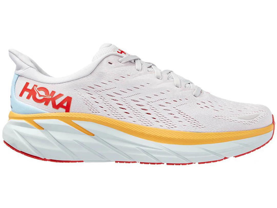 Hoka Hoka One One Clifton 8 Nimbus Cloud Yellow Red