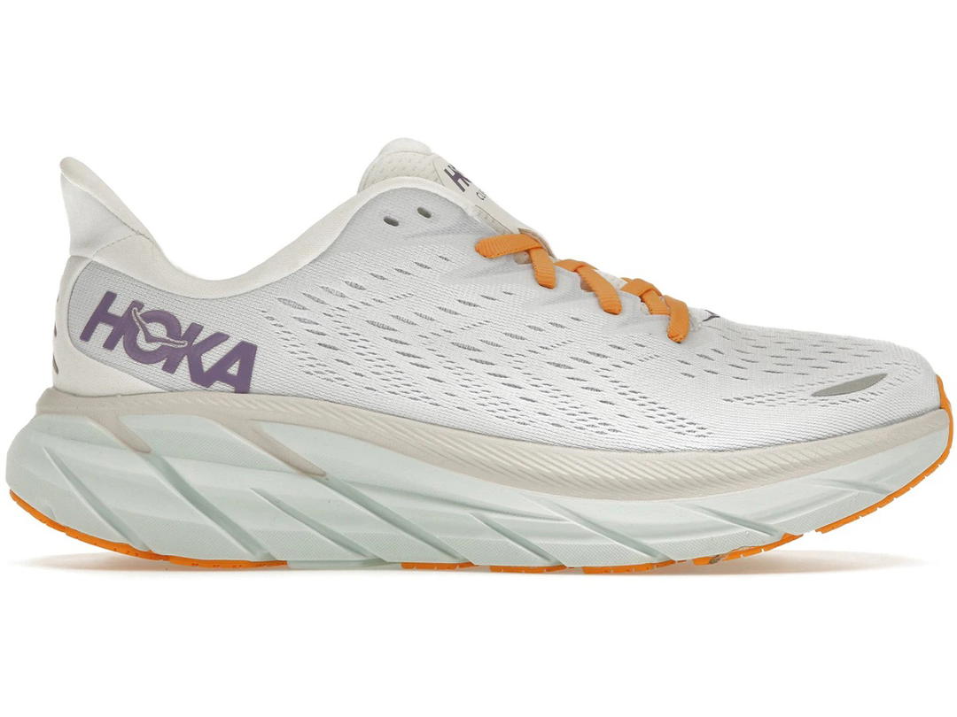 Hoka Hoka One One Clifton 8 Blanc De Blanc Purple Seafoam (Women's)