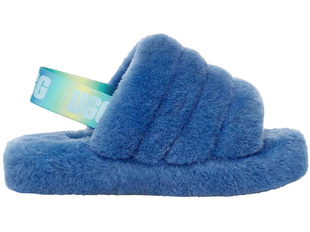 UGG UGG Fluff Yeah Slide Mystic Blue Gradient (Kids)