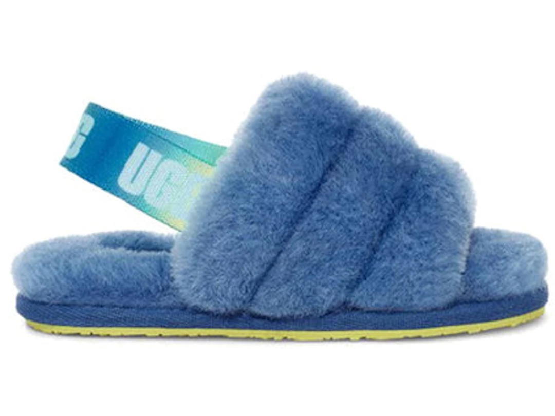 UGG UGG Fluff Yeah Slide Mystic Blue Gradient (Toddler)