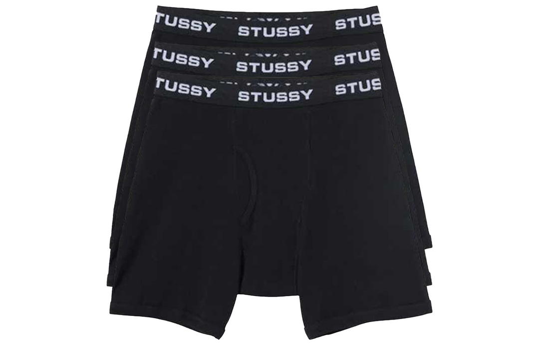 Stussy Stussy Boxer Briefs 3 Pack - Black