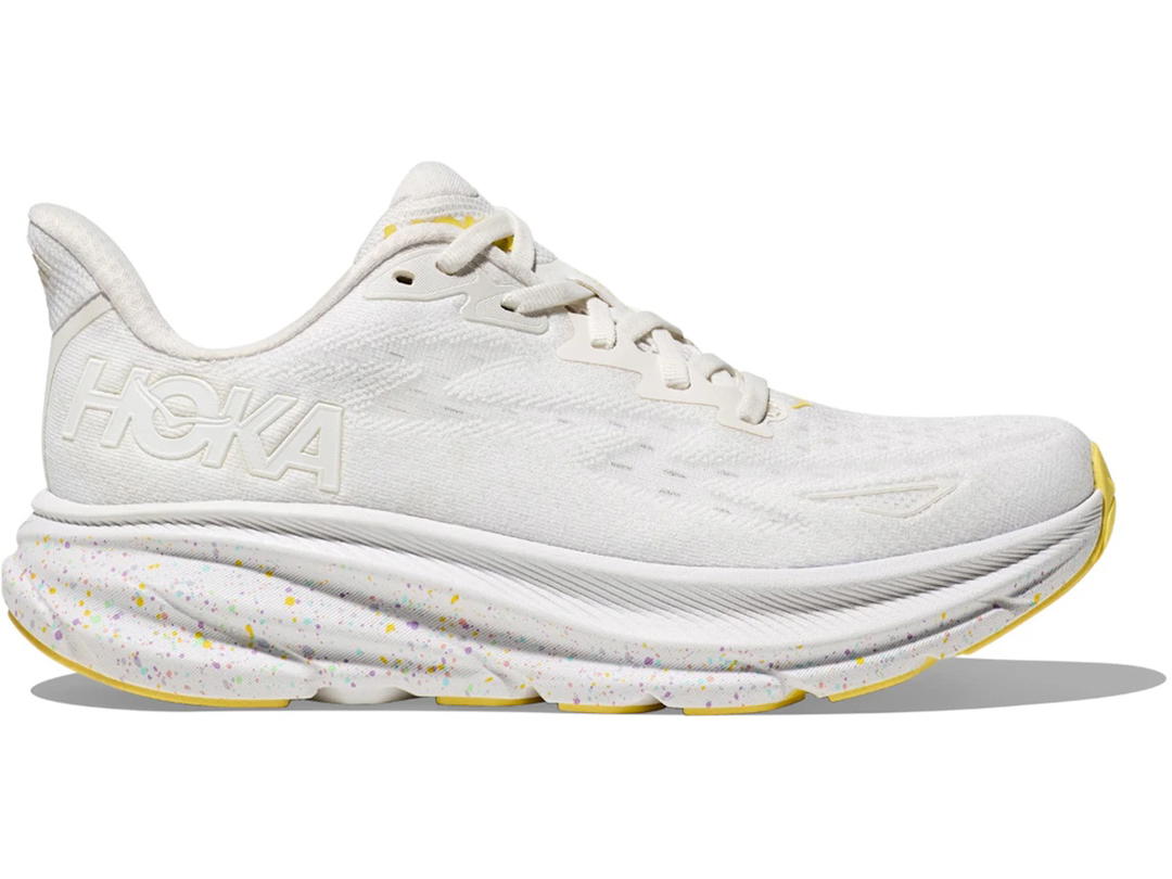 Hoka Hoka One One Clifton 9 White Lemonade (Women's)
