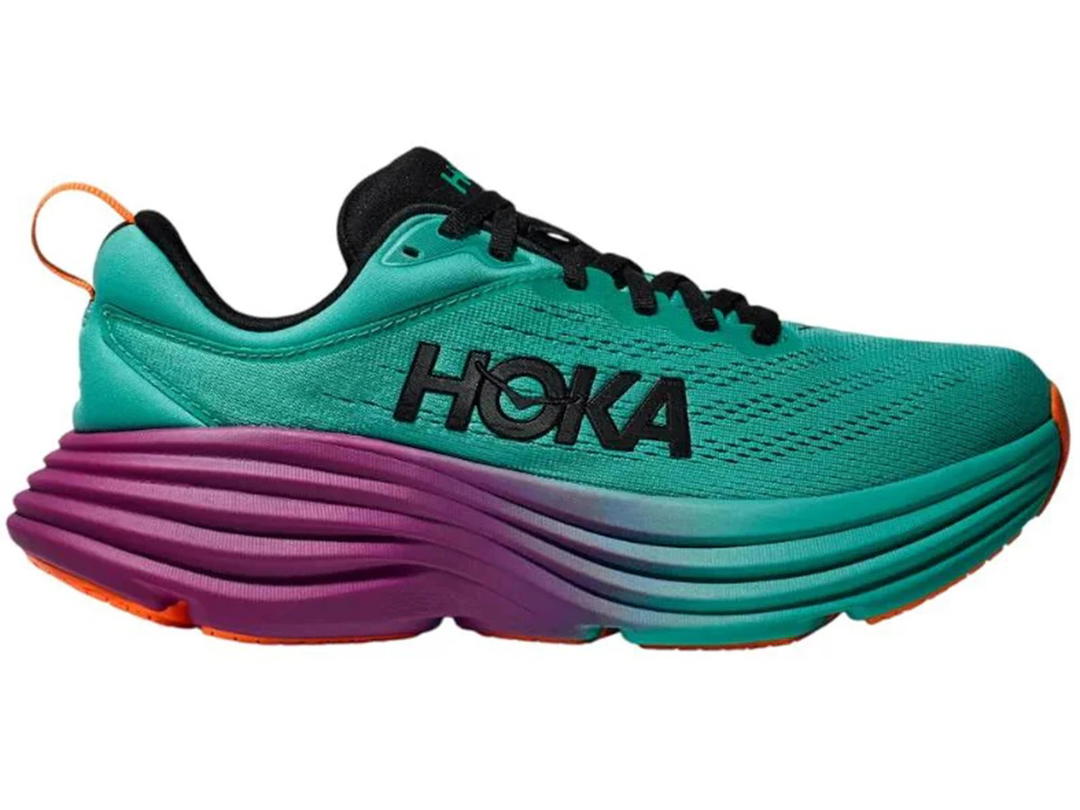 Hoka Hoka One One Bondi 8 Electric Aqua Black (Women's)