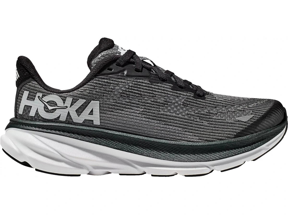 Hoka Hoka One One Clifton 9 Black White (GS)