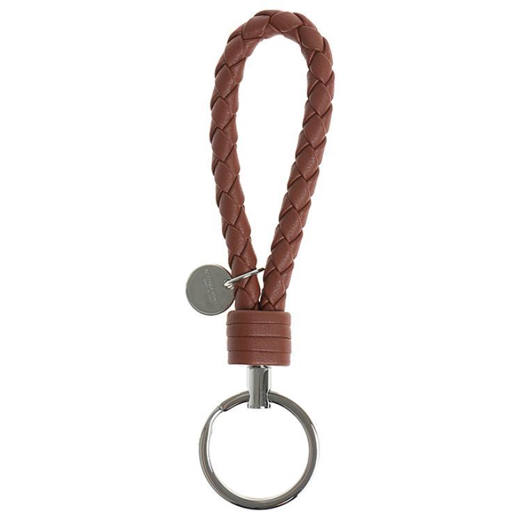 Bottega Veneta Bottega Veneta Sheepskin Keychains Unisex Brown