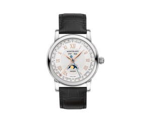 Buy Montblanc Star Quantieme Complet Carpe Diem Edition Silver Black at Sasom – Authentic and Ready to Ship