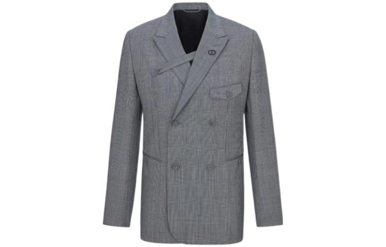 Dior Dior Business Suits Men Gray