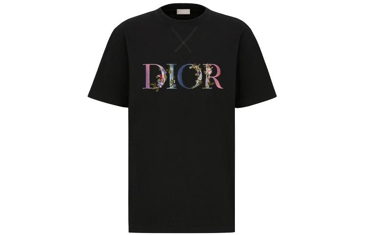 Dior Dior Flowers Embroidered T Shirt