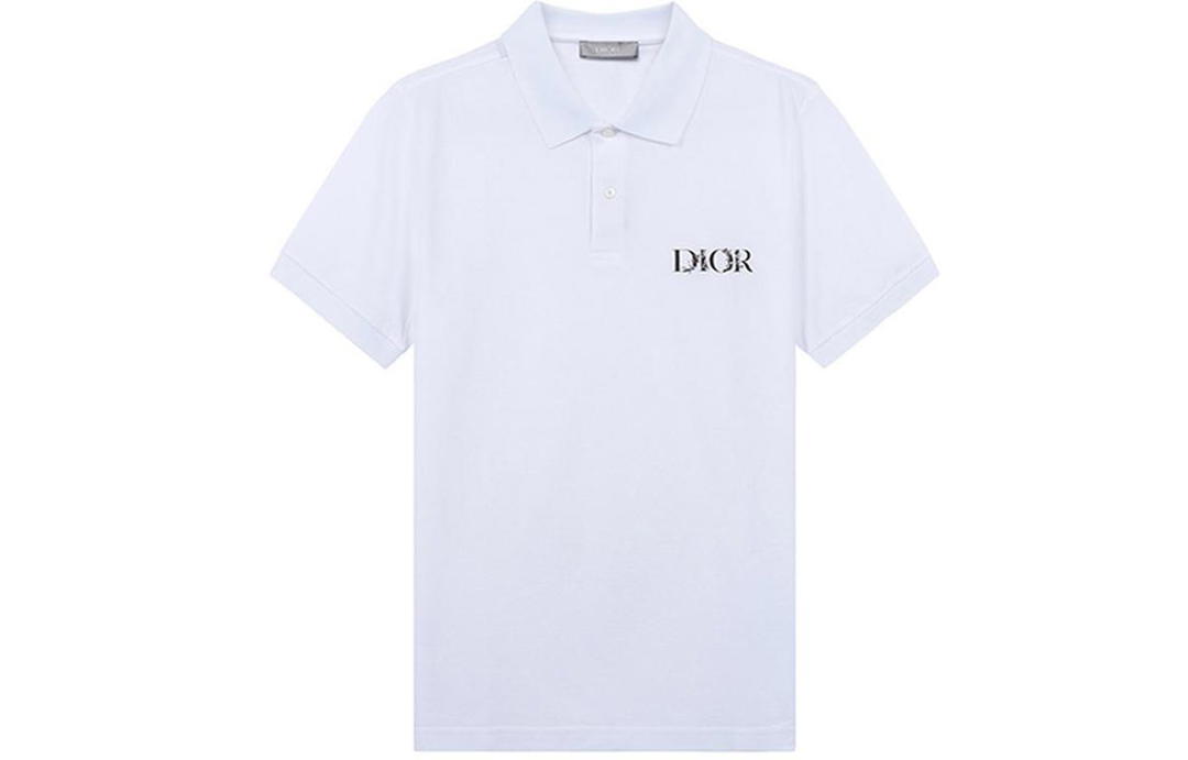 Dior Dior Quarterly New Products Polo Shirts Men White