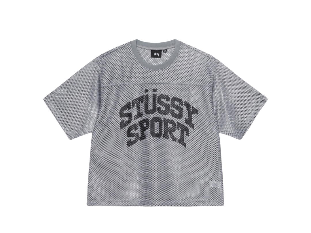 Stussy Stussy Stussy Sport Jersey Silver