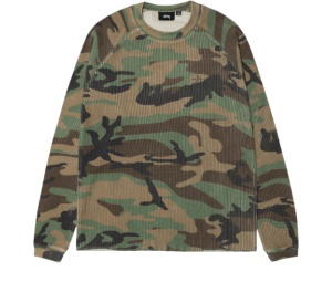 Buy Stussy Basic Thermal Woodland Camo at Sasom – Authentic and Ready to Ship