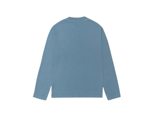 Stussy Stussy Dyed Ls Mock Neck Tee Blue - view 2